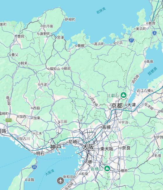 Day6 關西國際機場位置地圖